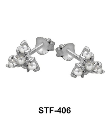 Stud Earring Glamour Pearl STF-406